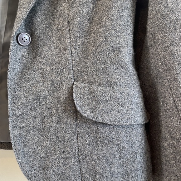 Gray Wool Blazer - Picture 3 of 5